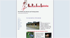 Desktop Screenshot of npfequitation.com